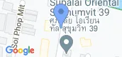 지도 보기입니다. of Supalai Oriental Sukhumvit 39