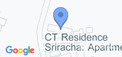 지도 보기입니다. of CT Residence Sriracha