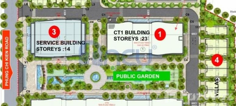 Master Plan of Chính chủ cho thuê CH Tràng An 88m2, 2PN và 110m2, 03 phòng ngủ full đồ giá từ 11 tr/th, +66 (0) 2 508 8780 - Photo 1