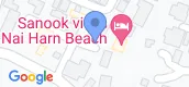 Map View of Sanook Villas Nai Harn