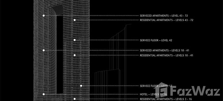 Master Plan of The Address Dubai Marina - Photo 2