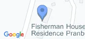 지도 보기입니다. of Fisherman House Residence Pranburi