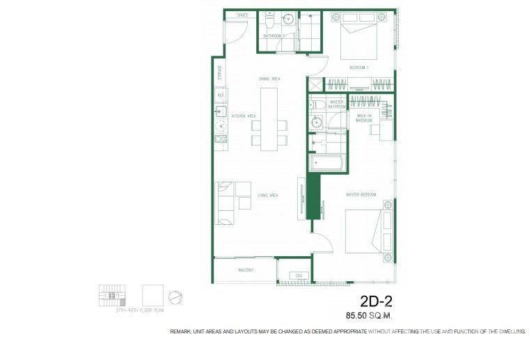 For sale 2 bed condo in Ratchathewi, Bangkok