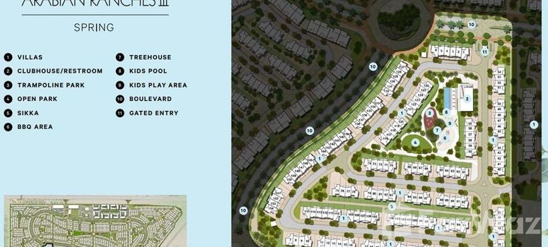 Master Plan of Spring - Arabian Ranches III - Photo 1