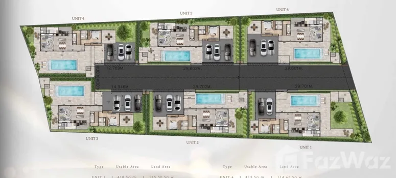 Master Plan of Perla Villa Pattaya - Photo 1