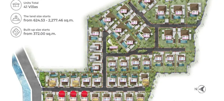 Master Plan of โบทานิก้า มอนทาซูร์ - Photo 1
