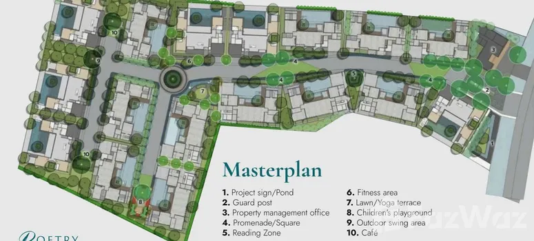 Master Plan of โพเอทรี วิลล่า - Photo 1