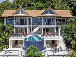 ขายวิลล่า 5 ห้องนอน ใน แม่น้ำ, เกาะสมุย Stunning 5-Bedroom Hillside Villa With Seaview in Maenam