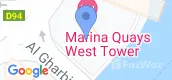 지도 보기입니다. of Marina Quay West