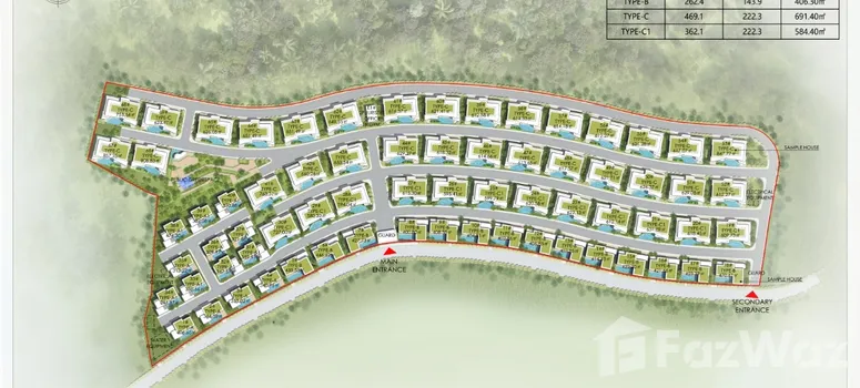 Master Plan of Ayana Luxury Villas - Photo 1