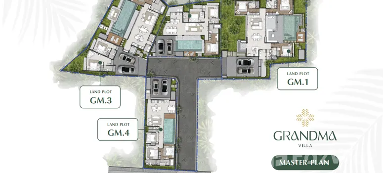 Master Plan of แกรนมา วิลล่า - Photo 1