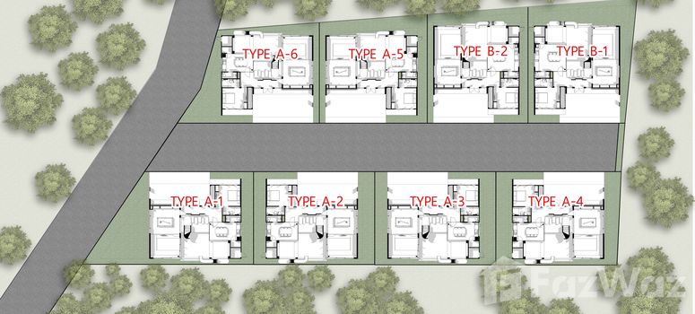 Master Plan of เดอะ พูล สเปซ วิลล่า - Photo 1