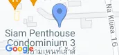 지도 보기입니다. of Siam Penthouse 3