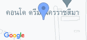 Vista del mapa of Condo Dream Nakhon Ratchasima
