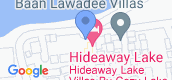 Map View of Hideaway Lake Villas By Cozy Lake
