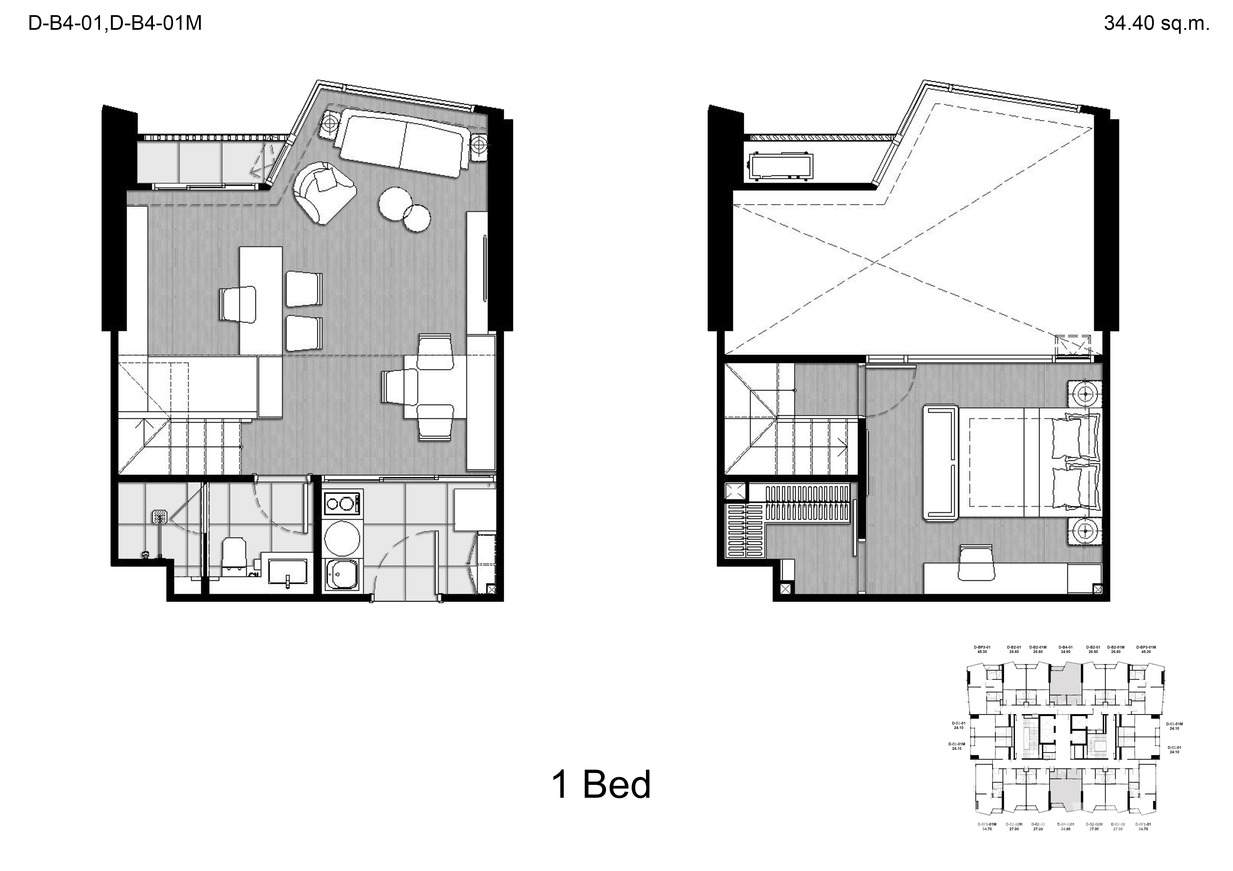 For sale 1 bed condo in Khlong Toei, Bangkok