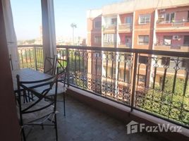 在A LOUER UN BEL APPARTEMENT MEUBLÉ DE 3 PIÈCES AVEC CHEMINÉE ET TERRASSE SITUÉE PROCHE DU PLAZA EN PLEIN CŒUR DE GUÉLIZ - MARRAKECH租赁的2 卧室 住宅, Na Menara Gueliz