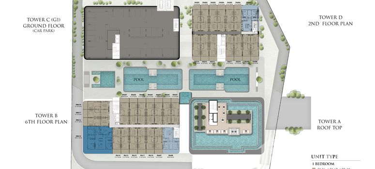 Master Plan of เอเวอร์ ไพรม์ เรสซิเดนซ์ กะรน - Photo 8