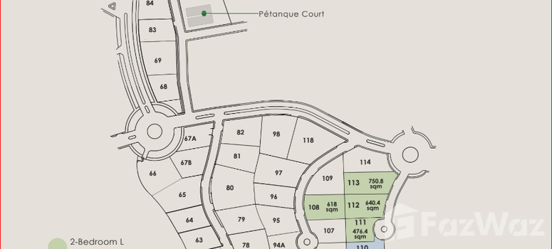 Master Plan of วิลล่า ซัวซาน่า - Photo 1