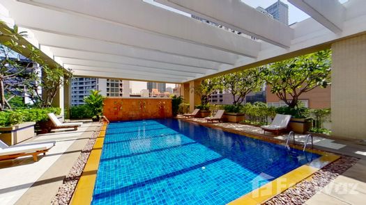 3D Walkthrough of the Communal Pool at Langsuan Ville