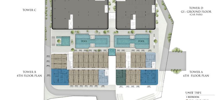 Master Plan of เอเวอร์ ไพรม์ เรสซิเดนซ์ กะรน - Photo 6