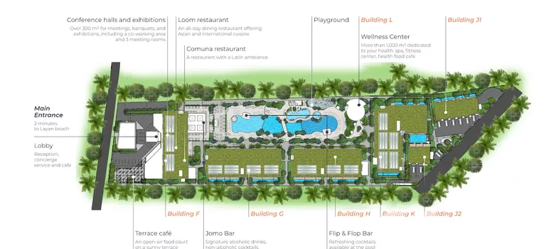 Master Plan of ลายัน กรีน พาร์ค เฟส 2 - Photo 1