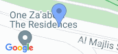 Vista del mapa of One Za abeel Residences 