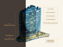 2 침실 The V Tower에서 판매하는 아파트, Skycourts Towers, 두바이 땅