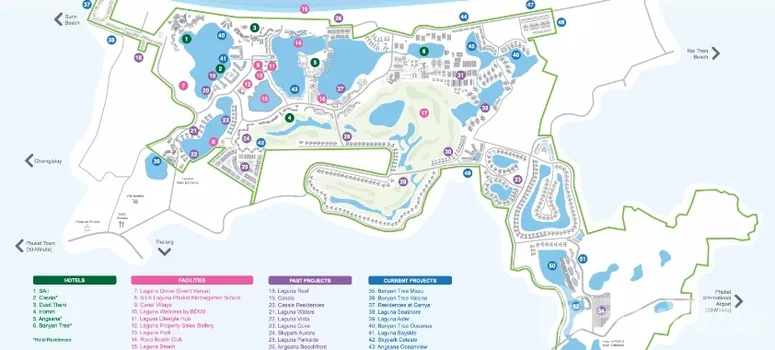 Master Plan of ลากูน่า กอล์ฟ เรสซิเดนซ์ ฮิบิสคัส - Photo 2