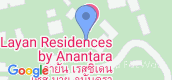 Vista del mapa of Layan Residences by Anantara