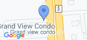 地图概览 of Grand View Condo Pattaya