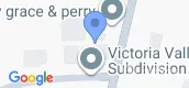 Vista del mapa of Victoria Valley Subdivision