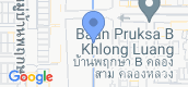 지도 보기입니다. of Pruksa B Rangsit - Klong 3