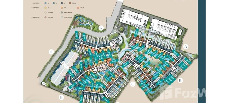 Master Plan of เดอะ โมเดวา - Photo 1