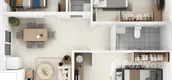 Unit Floor Plans of Pruksa Ville Thalang-Thepkasattri