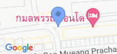 Map View of Muang Pracha Bang Khoo Wat