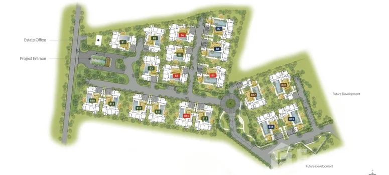 Master Plan of อัญชัญ เบอร์กันดี - Photo 1