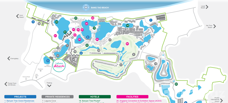 Master Plan of ลากูน่า เลคไซด์ - Photo 1