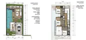 Plans d'étage des unités of Diamond Pool Villa