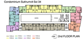 Планы этажей здания of Tidy Deluxe Sukhumvit 34