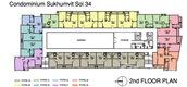 แปลนพื้นอาคาร of ไทดี้ ดีลักซ์ สุขุมวิท 34