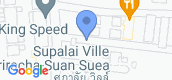 지도 보기입니다. of Supalai Ville Sriracha-Suan Suea