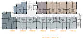 Планы этажей здания of One Plus Mahidol 5