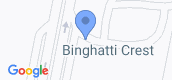 عرض الخريطة of Binghatti Crest