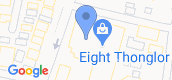 Map View of Eight Thonglor Residence