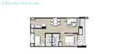 Unit Floor Plans of My Resort Hua Hin