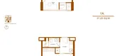 Поэтажный план квартир of SHUSH Ratchathewi