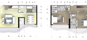 Unit Floor Plans of Waterina Suites
