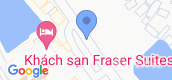 Vista del mapa of Fraser Suites Hanoi