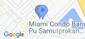 Vista del mapa of Miami Condo Bangpu